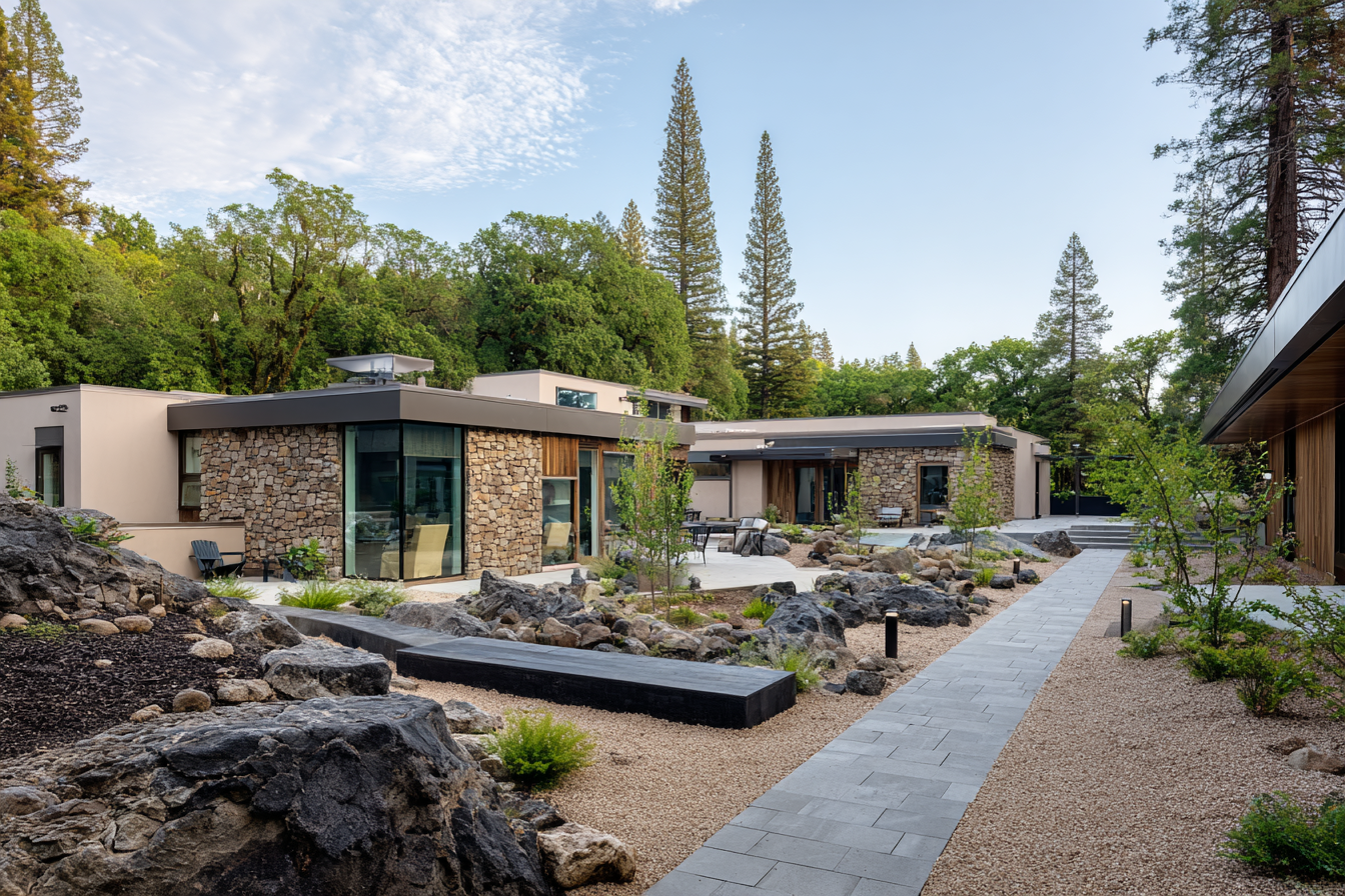 Outdoor grounds at Hesperia Treatment in Hesperia, California